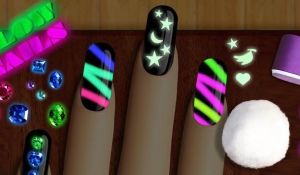 Glow Nails Manicure Games для телефона