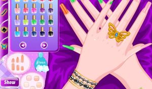 Glow Nails Manicure Games на планшет