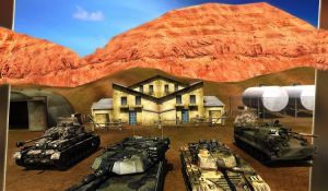 Управление игры Battle Field Tank Simulator 3D
