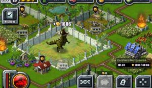 Геймплей игры Jurassic Park Builder