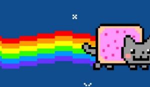 Меню игры Nyan Cat