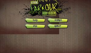 Геймплей игры Parkour Roof Riders