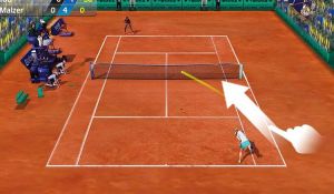 Управление Теннис пальцем 3D