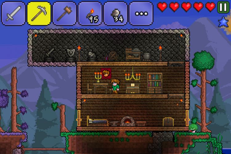 Terraria с чит меню на андроид