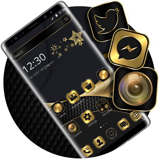 Luxury Golden Black Business Theme