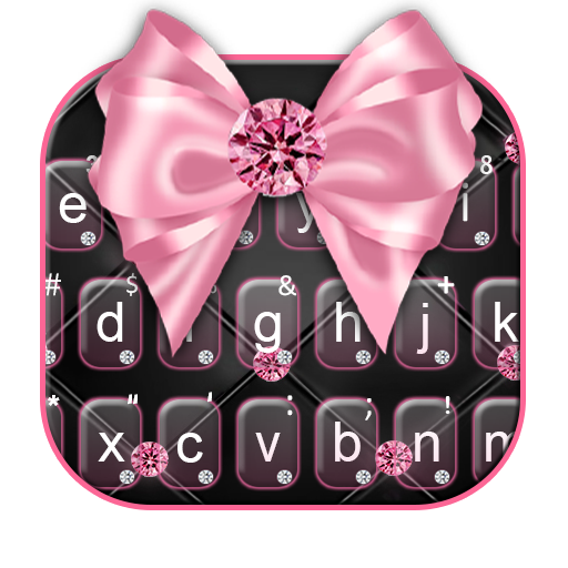 Тема для клавиатуры Luxury Pink Bow