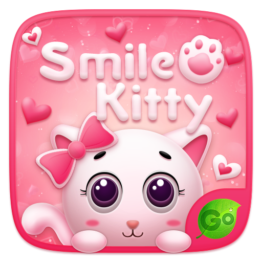 Smile Kitty GO Keyboard Theme