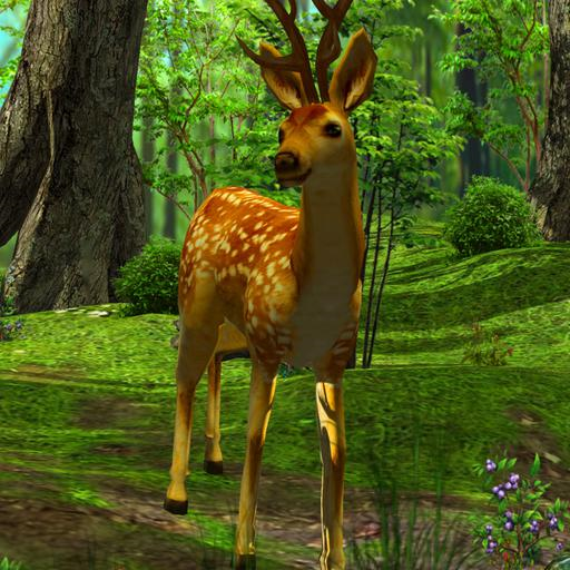 3D Deer - Nature Live Wallpaper