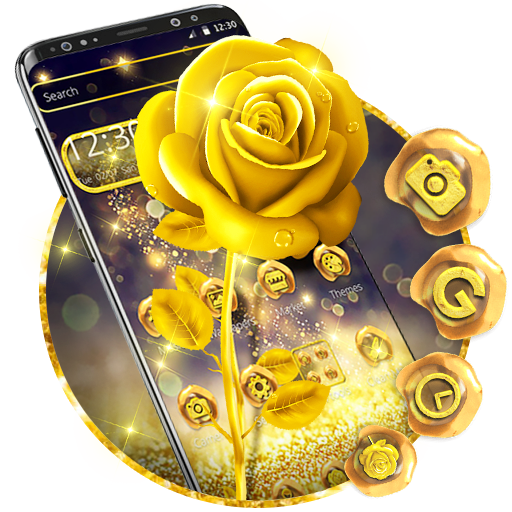 Golden Luxury Rose Theme